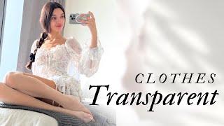 Transparent Try On Haul with Oryna: Get Ready With Me: Sheer Stockings Pick