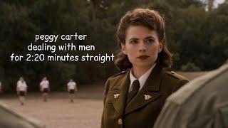 peggy carter dealing with men for 2:20 minutes straight