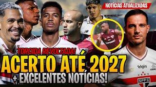 AGORA! SÃO PAULO REALIZA ACERTO POLÊMICO ATÉ 2027 | LUCIANO MEIA; CÉDRIC | EXCELENTES NOTÍCIAS SPFC