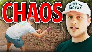 This Chaotic Disc Golf Challenge Pushes Us to the Edge