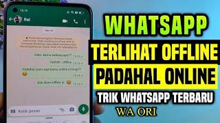 Cara agar WhatsApp terlihat offline padahal sedang online - trik WhatsApp terbaru 2023