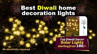 Best Diwali home decoration lights | Diwali light decoration outside home | Diwali home decor