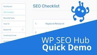 WordPress SEO Tools - WP SEO Hub Demo