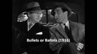 Bullets or Ballots (1936) ~Humphrey Bogart.  Barton MacLane.  Scene