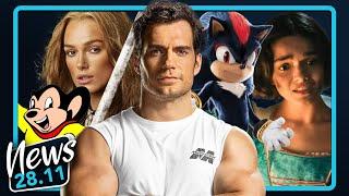 Henry Cavill dreht wieder, Keine Fluch der Karibik-Rückkehr, Snow White Trailer, Sonic 3 | FilmNews