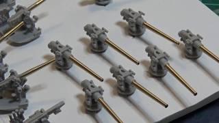 USS Arizona by Trumpeter 1/200 Scale Build Video 2