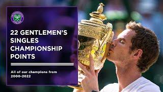 Every Gentlemen's Singles Championship Point at Wimbledon (2000-2022)