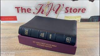 KJV Classic Large Print Study Bible (With C. I. Scofield Notes) - Goatskin Edition
