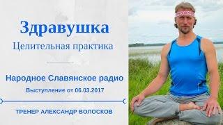 Целительная практика "Здравушка". Выступление Александра Волоскова на Народном Славянском радио