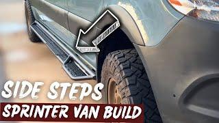 Installing Side Steps by Owl Vans | Sprinter Van Build