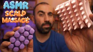 ASMR Scalp massage to soften your head with realistic layered sounds