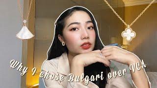 BVLGARI DIVAS' DREAM NECKLACE UNBOXING | Bvlgari VS Van Cleef & Arpels Mother of Pearl | 宝格丽扇子项链开箱分享