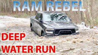 2020 Ram Rebel 1500 Off Road 4x4 Deep Water Trail Off-Roading Run