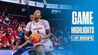 Omaha at Wisconsin | Highlights | Big Ten Women's Basketball | 11/23/2024