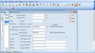 How to Setup NPI and TaxID in Medisoft