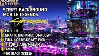 Mobile legend x cyberpunk Script Background Cyberpunk Terbaru