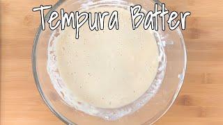 How to Make Tempura Batter: Easy Step-by-Step Recipe