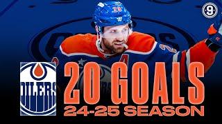 Leon Draisaitl's FIRST 20 GOALS of 24/25 NHL Season