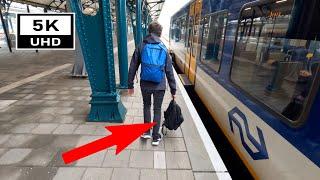 How a train driver prevents back pain: 's-Hertogenbosch - Eindhoven CABVIEW HOLLAND FLIRT 3/11/2021