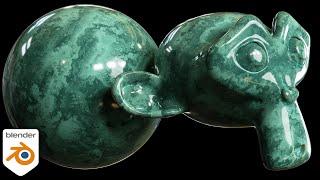 Procedural Aqua Marble Material (Blender Tutorial)