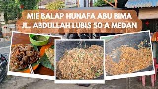 MIE BALAP SEAFOOD HUNAFA ABU BIMA | HALAL | RASANYA SODAP COY  | #kulinermedan #miebalap