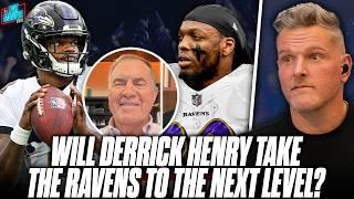 Will Derrick Henry Be The Key Factor For Ravens Beating The Chiefs? | Pat McAfee Reacts