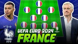  FRANCE Potential Lineups UEFA Euro 2024 ft. Kylian Mbappe, Griezmann