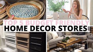 MY TOP 5 BUDGET FRIENDLY HOME DECOR STORES UK TO SHOP