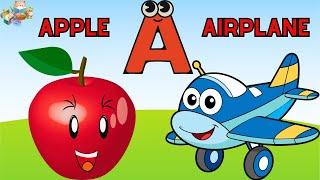 ABC Song for Kids | A for Apple  A for Airplane ️ | B for Ball  B for Bear  | Alphabet Song