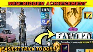 Easyway To Complete (Reap What You Sow) Hide Achievement | Trick To Complete Hidden Achievement BGMI