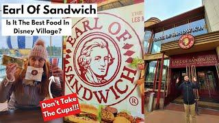 The Best BUDGET Friendly Place To Eat At Disney? - Earl Of Sandwich Disney Village Review & Menu