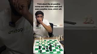 Chess coaching tips for calculation skill #01 #chessgame #chesscoach  #chessproblems