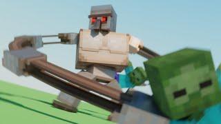 IRON GOLEM GETS AN UPGRADE - Minecraft Animation
