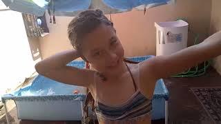 Duda se divertindo na piscinamundo das bffs - DESAFIO da piscina com Maria Eduarda.mp4#teen #fun