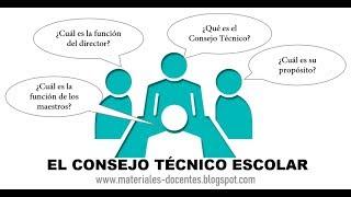 El Consejo Técnico Escolar