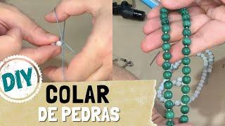 O COLAR de Pedras MAIS FÁCIL do Mundo com Cara de Joalheria