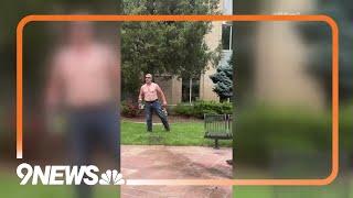 RAW: Witness video shows suspect shouting 'free Palestine' after Pearl Street Mall attack