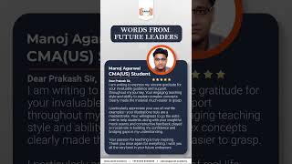  Student Success Story: Manoj Kumar Agarwal on Learning with Prakash Saraf Sir