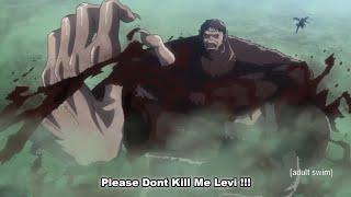 Beast Titan was Scared to See Levi's Power | Levi vs Beast Titan vs Armin vs Colossal Titan