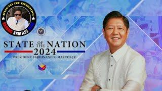 2024 STATE OF THE NATION ADDRESS OF PRES. FERDINAND R. MARCOS JR!