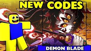 [UPD] Demon Blade Codes and Updates Roblox 2024