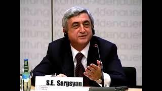 Սերժ Սարգսյանի պատասխանը ադրբեջանցու հարցին