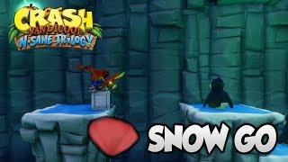 Crash Bandicoot 2 - "Snow Go" Red Gem (PS4 N Sane Trilogy)