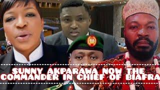 SUNNY AKPARAWA NOW THE COMMANDER IN CHIEF OF BIAFRA, Dr Ngozi ORABUEZE don't find this funny