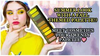 Melt Cosmetics Four Twenty Palette | A Summer Look 