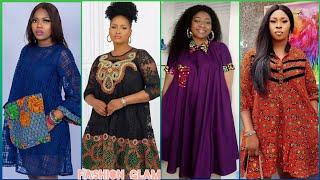 Plus Size Ankara Outfits Ideas For Women's/African Maternity Clothes/African Print Tolu Short Dress