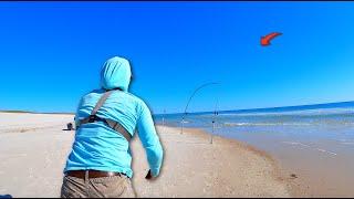 Catching Dinner from the BEACH When a SURPRISE Did THIS!