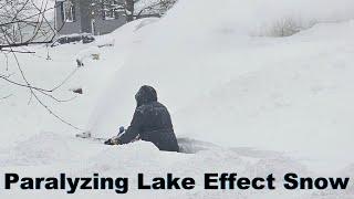 Paralyzing Lake Effect Snow Dumps 40+ Inches In Great Lakes Region - January 2025 Planetary Parade