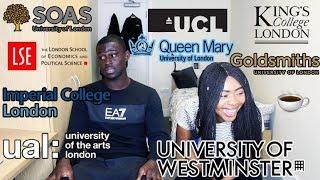 SPILLING THE TEA ON LONDON UNIVERSITIES - social life, workload, BME diversity, class disparities