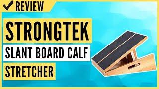 StrongTek Professional Wooden Slant Board Calf Stretcher Review